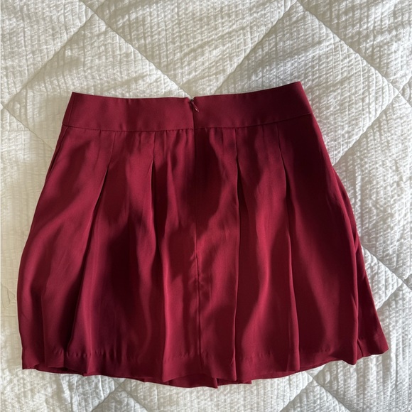 Banana Republic Red/Burgundy Mini Skirt - Picture 3 of 7